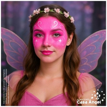 POLVERA DE MAQUILLAJE AL AGUA ROSA 40grs