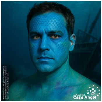 POLVERA DE MAQUILLAJE AL AGUA AZUL 40grs