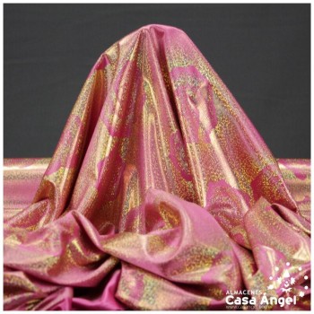 PAN DE ORO ROSA Y DORADO HOLOGRAMA SERIE DORÉ 115cm