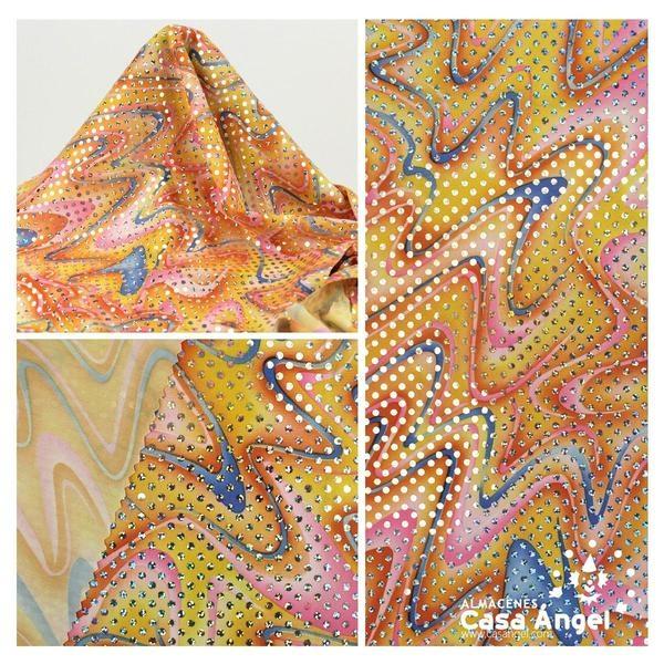 TELA DE LENTEJUELAS HOLO SERIE DRAC