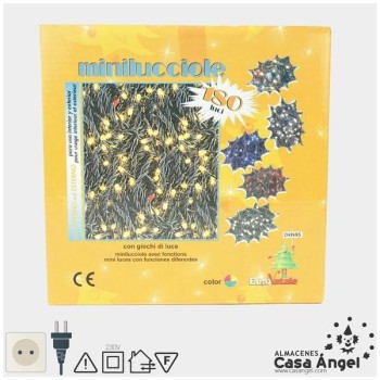 GUIRNALDA 180 LUCES MULTICOLOR CON SECUENCIADOR