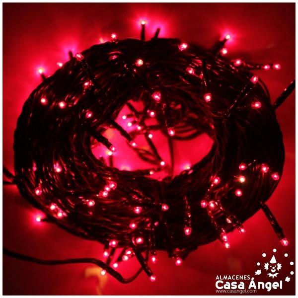 GUIRNALDA 180 LUCES ROJAS CON SECUENCIADOR