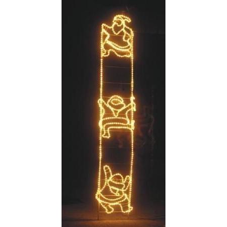ESCALERA PAPÁ NOEL TUBO 250cm