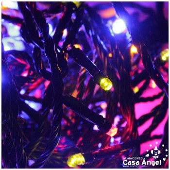 CADENA 84 LUCES LED MULTICOLOR CON SECUENCIADOR
