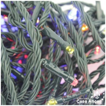 CADENA 84 LUCES LED MULTICOLOR CON SECUENCIADOR