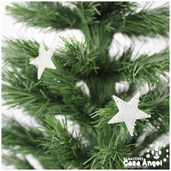 ÁRBOL FIBRA ÓPTICA ESTRELLA 80cm