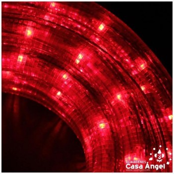 TUBO DE LUCES ROJAS CON SECUENCIADOR