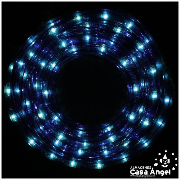 TUBO DE LUCES AZULES CON SECUENCIADOR