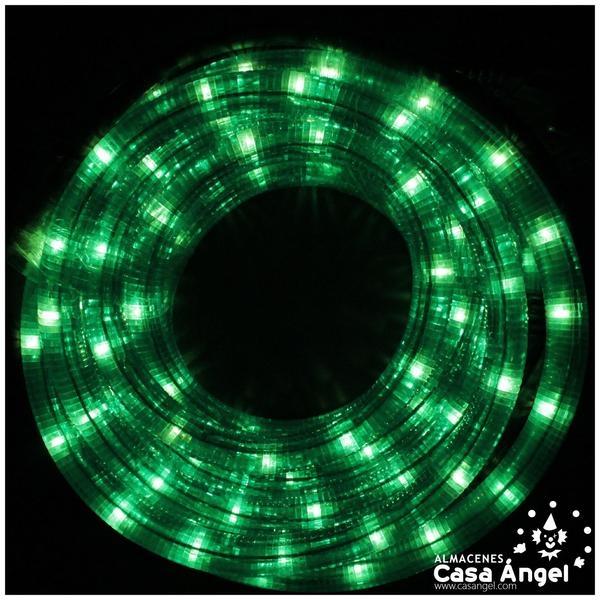 TUBO DE LUCES VERDES CON SECUENCIADOR