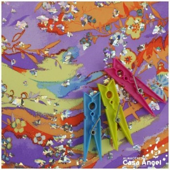 PAN DE ORO ELÁSTICO ESTAMPADO FOIL SERIE EOLO 150cm