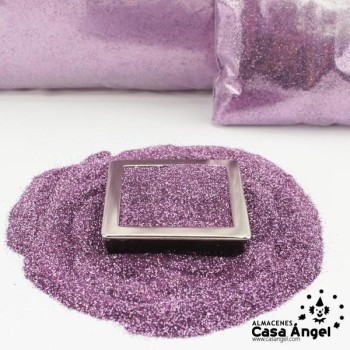 ESCARCHA EN POLVO COLOR LILA A GRANEL