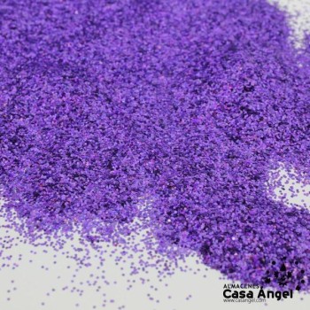 ESCARCHA EN POLVO COLOR MORADO LÁSER A GRANEL