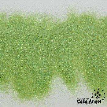 ESCARCHA EN POLVO COLOR VERDE PISTACHO IRIDISCENTE A GRANEL