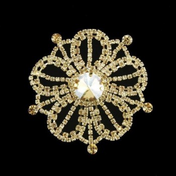 APLICACIÓN STRASS ACERO FLOR ESTRELLA