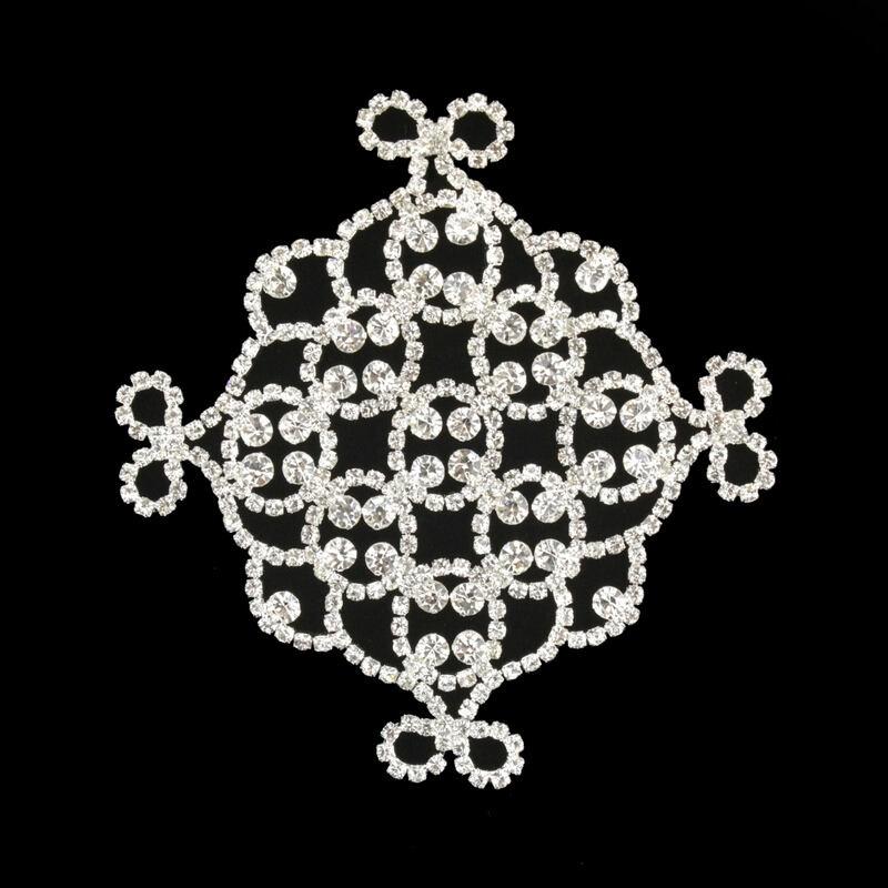 APLICACIÓN CRUZ VICTORIANA STRASS ACERO
