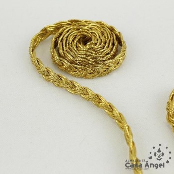 CINTA DE TRENZA METALIZADA 5mm