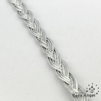 CINTA DE TRENZA METALIZADA 5mm