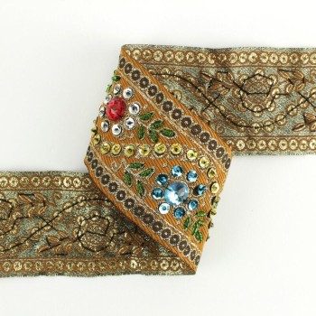 PASAMANERÍA STRASS MULTICOLOR 6cm