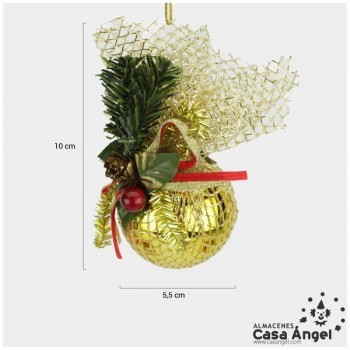 BOLAS DE NAVIDAD CON DECORACIÓN 55mm
