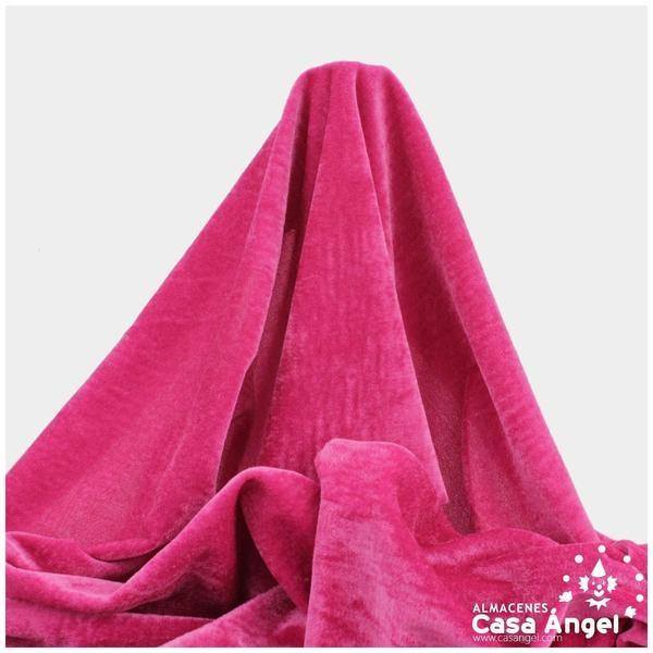 TERCIOPELO ELÁSTICO FUCSIA SERIE FERRARI 150cm