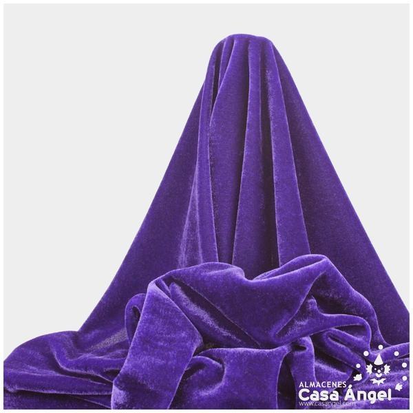 TERCIOPELO ELÁSTICO MORADO SERIE FERRARI 150cm