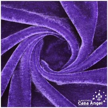 TERCIOPELO ELÁSTICO MORADO SERIE FERRARI 150cm