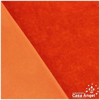 TERCIOPELO ELÁSTICO NARANJA SERIE FERRARI 150cm