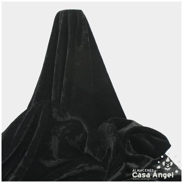 TERCIOPELO ELÁSTICO NEGRO SERIE FERRARI 150cm