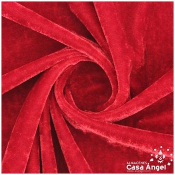 TERCIOPELO ELÁSTICO ROJO SERIE FERRARI 150cm