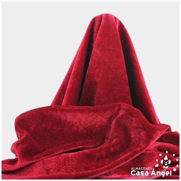 TERCIOPELO ELÁSTICO ROJO RUBÍ SERIE FERRARI 150cm