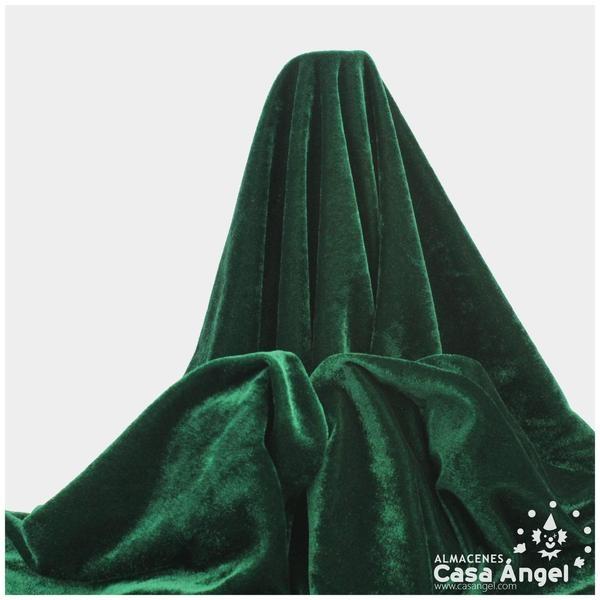 TERCIOPELO ELÁSTICO VERDE BOTELLA SERIE FERRARI 150cm