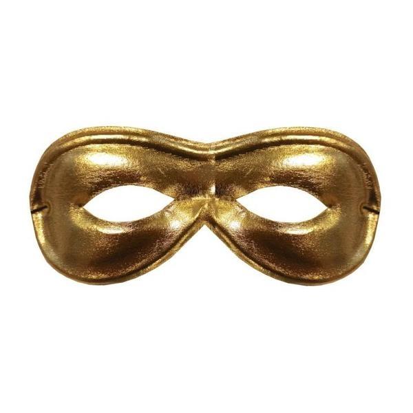 ANTIFAZ PIERROT DE SEDA DORADO