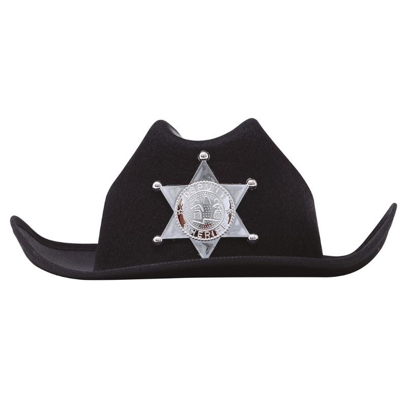 SOMBRERO VAQUERO INFANTIL COLOR NEGRO