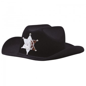 SOMBRERO VAQUERO INFANTIL COLOR NEGRO