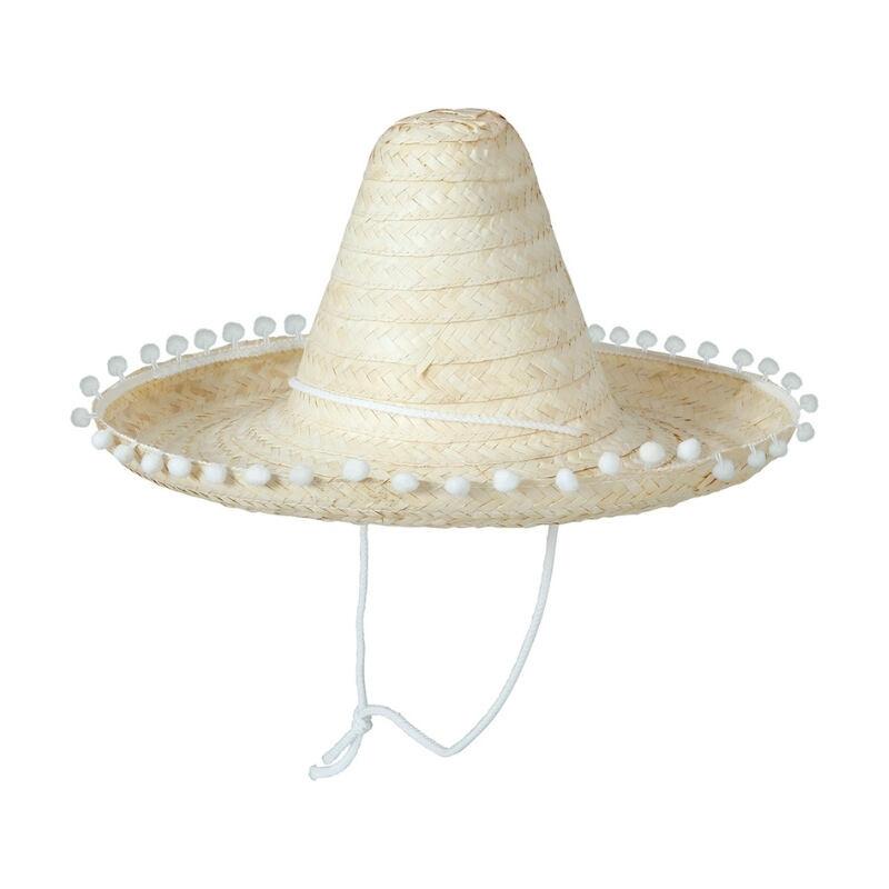SOMBRERO MEXICANO DE PAJA 45cm