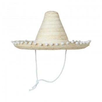 SOMBRERO MEXICANO DE PAJA 45cm