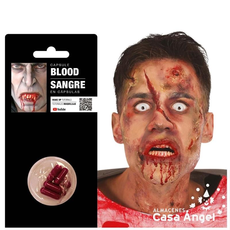 CÁPSULAS DE SANGRE EN BLÍSTER DE 6 UNIDADES