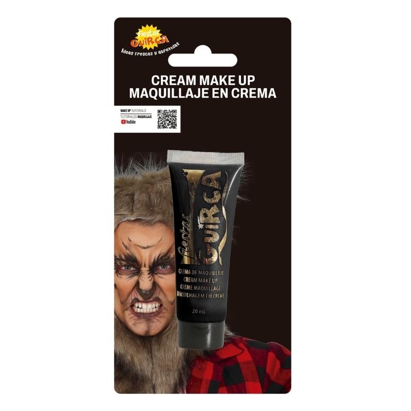 TUBO DE MAQUILLAJE NEGRO EN CREMA 20ml