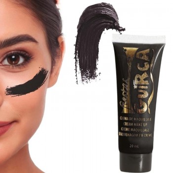 TUBO DE MAQUILLAJE NEGRO EN CREMA 20ml