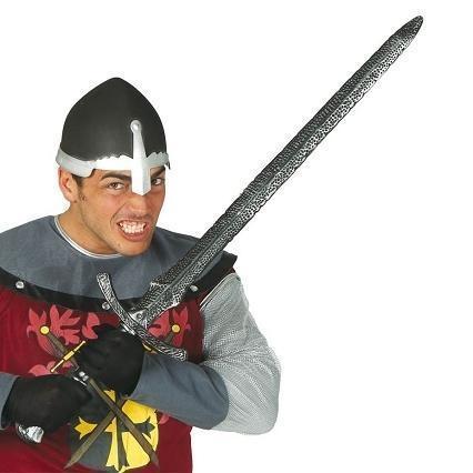 ESPADA MEDIEVAL MANDOBLE DE PLÁSTICO 98cm