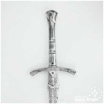 ESPADA MEDIEVAL MANDOBLE DE PLÁSTICO 98cm