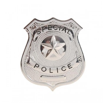 PLACA DE POLICÍA METÁLICA 6cm
