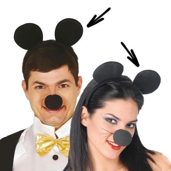 DIADEMA OREJAS DE RATÓN EN TELA