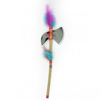 HACHA DE INDIO CON PLUMAS 35cm