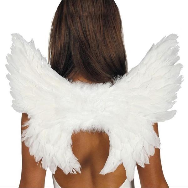 ALAS CON PLUMAS BLANCAS 55x45cm