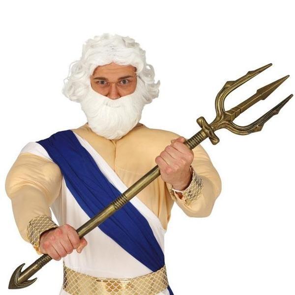 TRIDENTE DE NEPTUNO EN ORO 94cm
