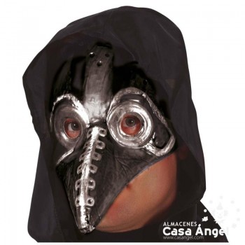 MÁSCARA DE LA PESTE EN PVC 22x19x8cm