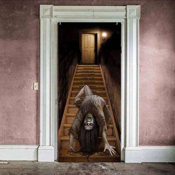 DECORACIÓ HALLOWEEN PUERTA CONFESIONARIO 80x180cm