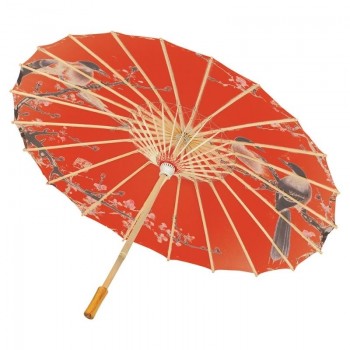 SOMBRILLA JAPONESA EN COLOR ROJO 82cm