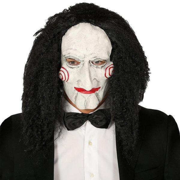 MÁSCARA MARIONETA LÁTEX CON PELO